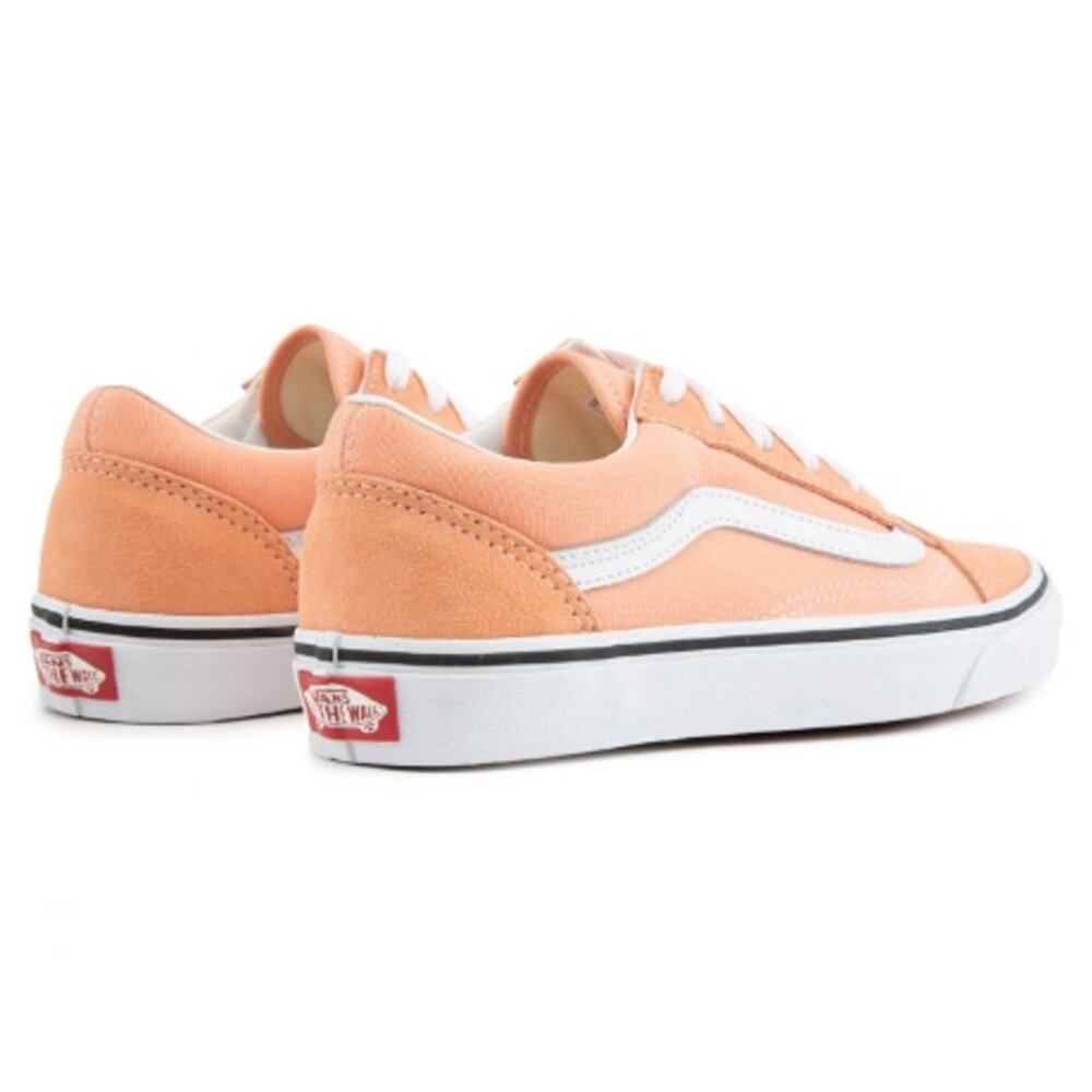 Vans Kids Girls Old Skool Sneakers Salmon/True White Size 10.5K NWOB - Picture 3 of 11